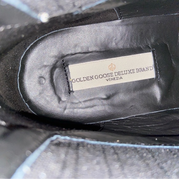 Golden Goose Crosby Collection Sz 35 Silver Ankle Cowboy Boots - Picture 6 of 10